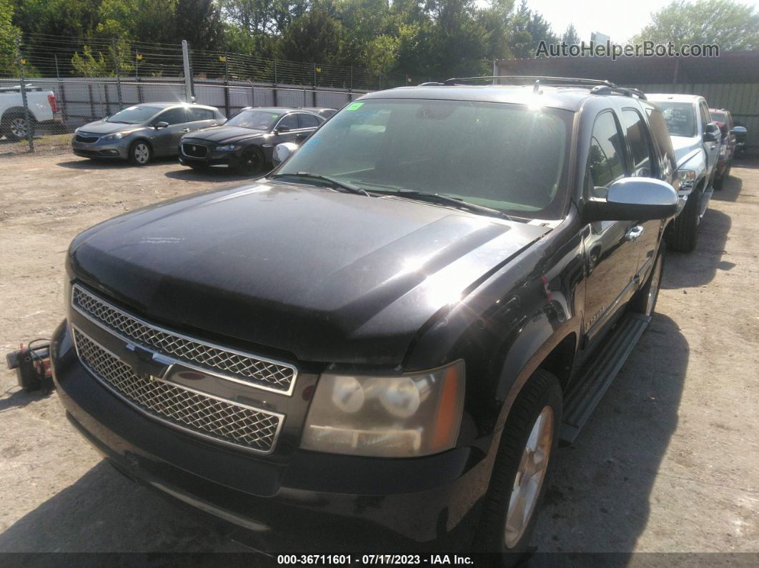 2007 Chevrolet Tahoe Ltz Black vin: 1GNFC13097R387664