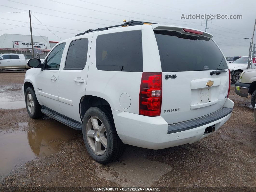 2007 Chevrolet Tahoe Lt White vin: 1GNFC13097R414510