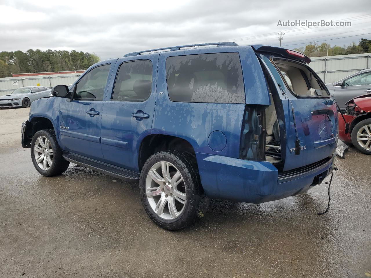 2007 Chevrolet Tahoe C1500 Blue vin: 1GNFC130X7J118958