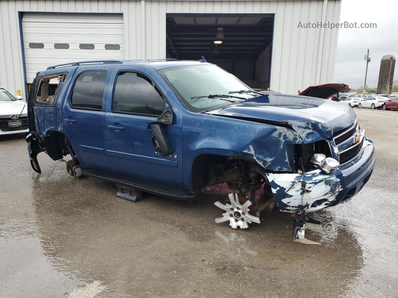 2007 Chevrolet Tahoe C1500 Blue vin: 1GNFC130X7J118958