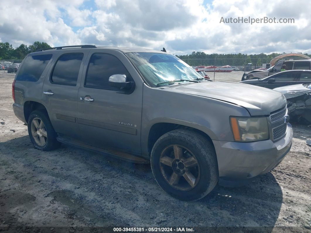 2007 Chevrolet Tahoe Ltz Silver vin: 1GNFC130X7J347995