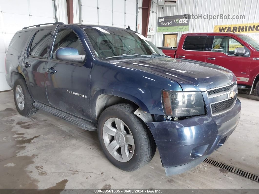 2007 Chevrolet Tahoe Lt Blue vin: 1GNFC130X7R145515