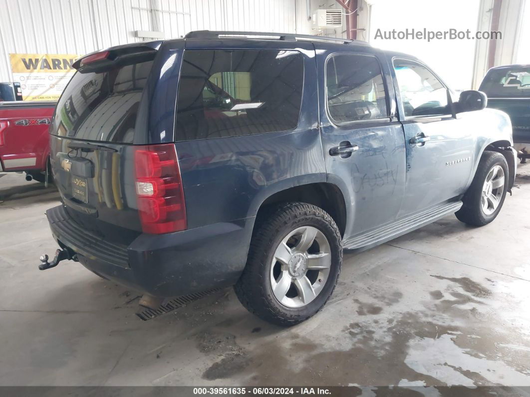 2007 Chevrolet Tahoe Lt Blue vin: 1GNFC130X7R145515