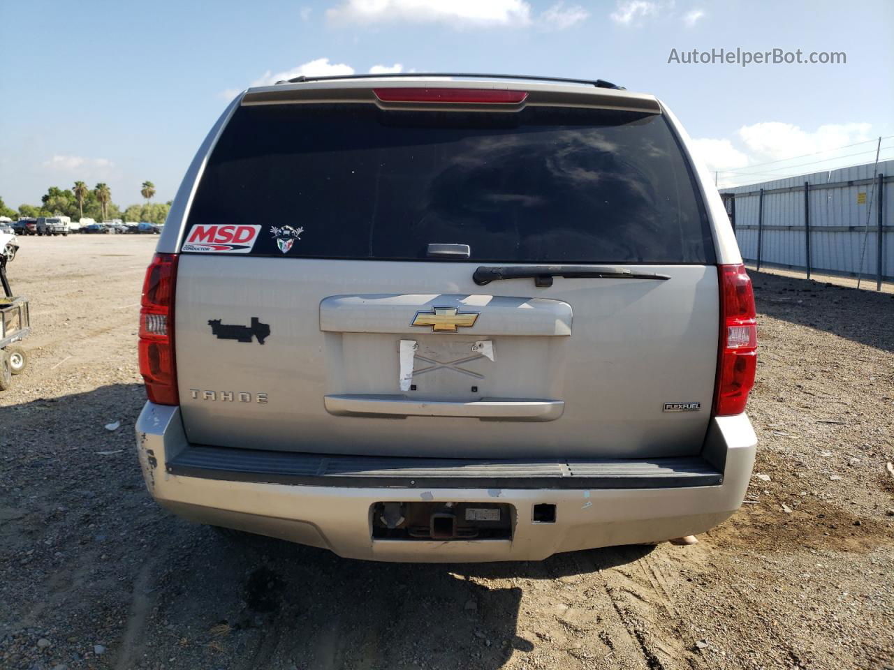 2007 Chevrolet Tahoe C1500 Бежевый vin: 1GNFC130X7R372266