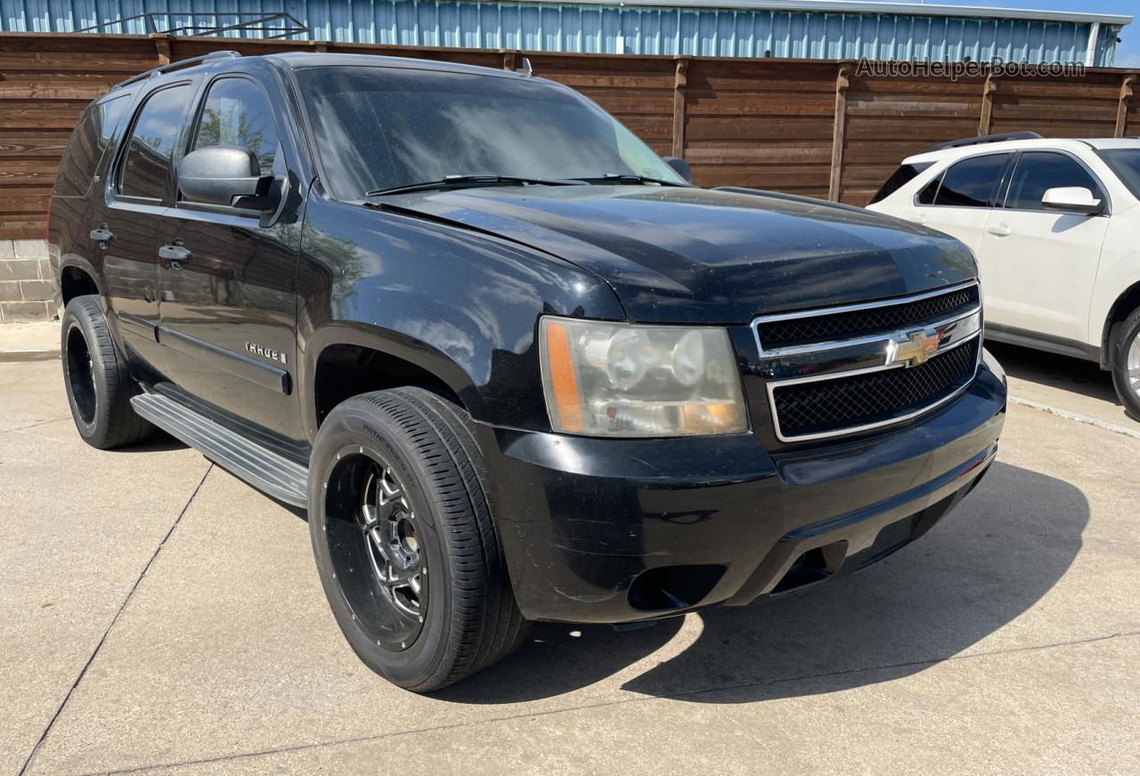 2007 Chevrolet Tahoe C1500 Black vin: 1GNFC130X7R375930