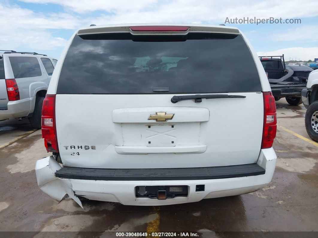 2007 Chevrolet Tahoe Ls Белый vin: 1GNFC13C27J400053