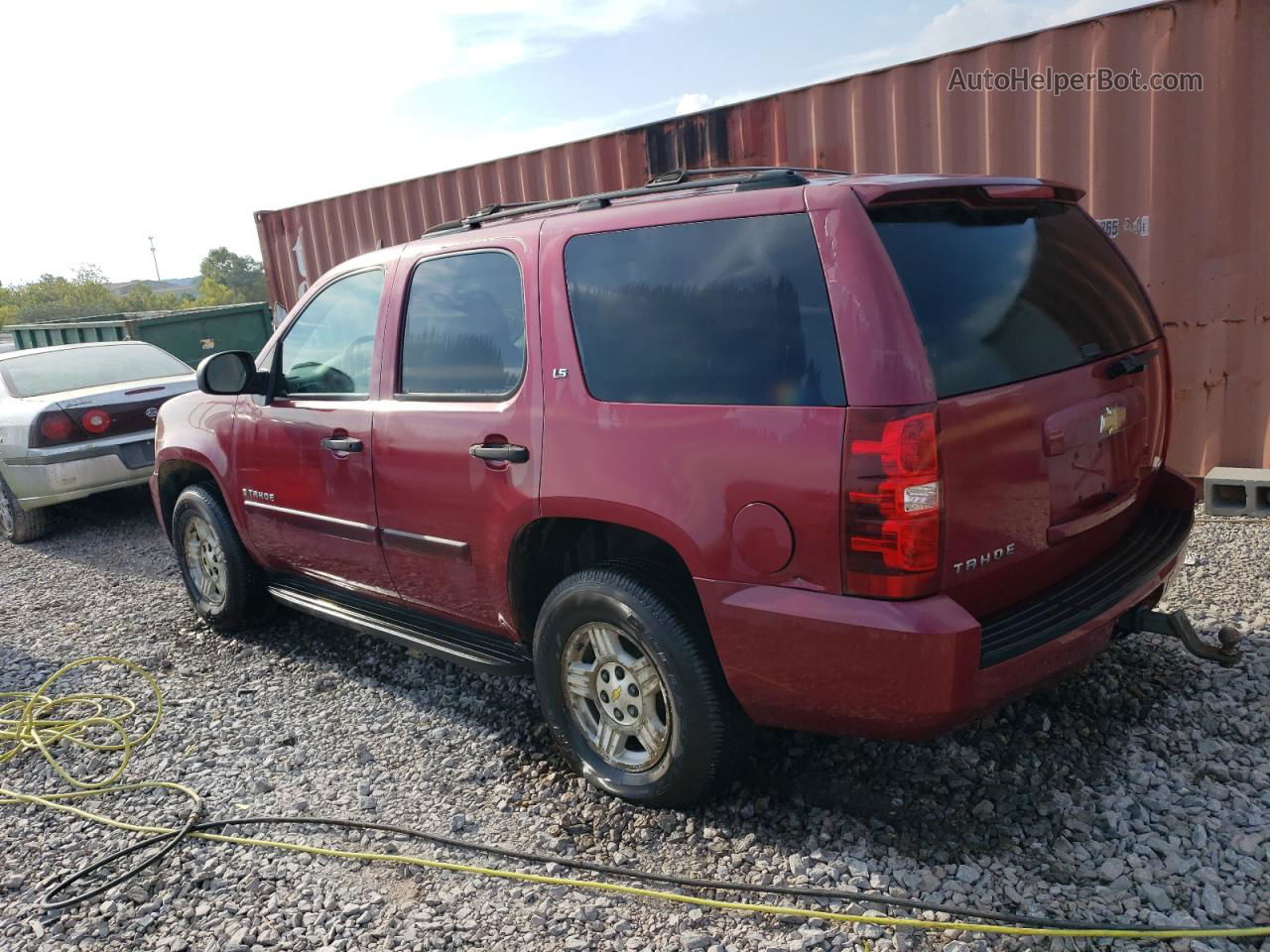 2007 Chevrolet Tahoe C1500 Maroon vin: 1GNFC13C27R269661