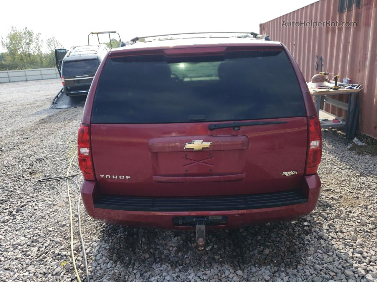 2007 Chevrolet Tahoe C1500 Maroon vin: 1GNFC13C27R269661