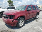 2007 Chevrolet Tahoe C1500 Maroon vin: 1GNFC13C27R304523