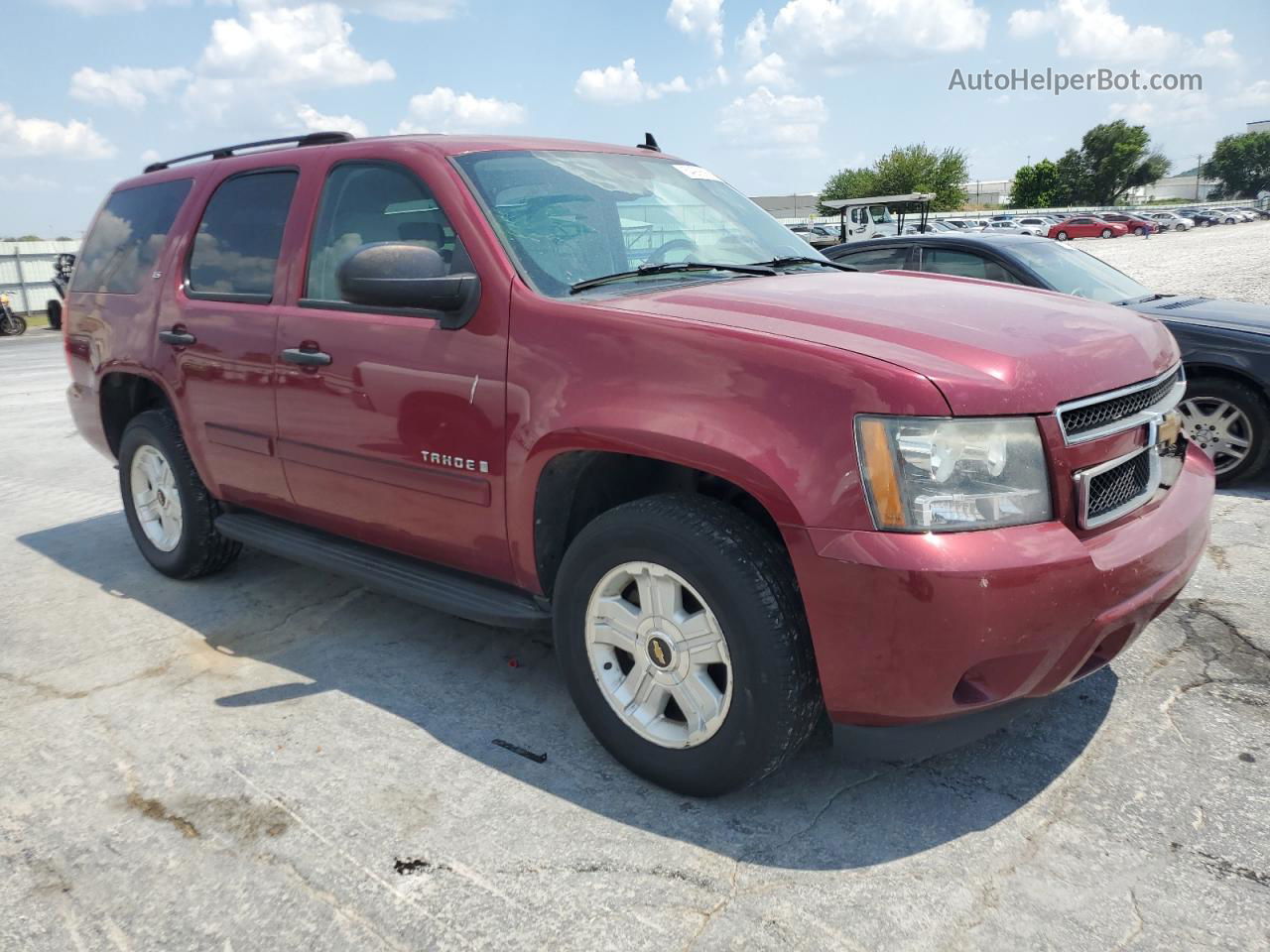 2007 Chevrolet Tahoe C1500 Maroon vin: 1GNFC13C27R304523