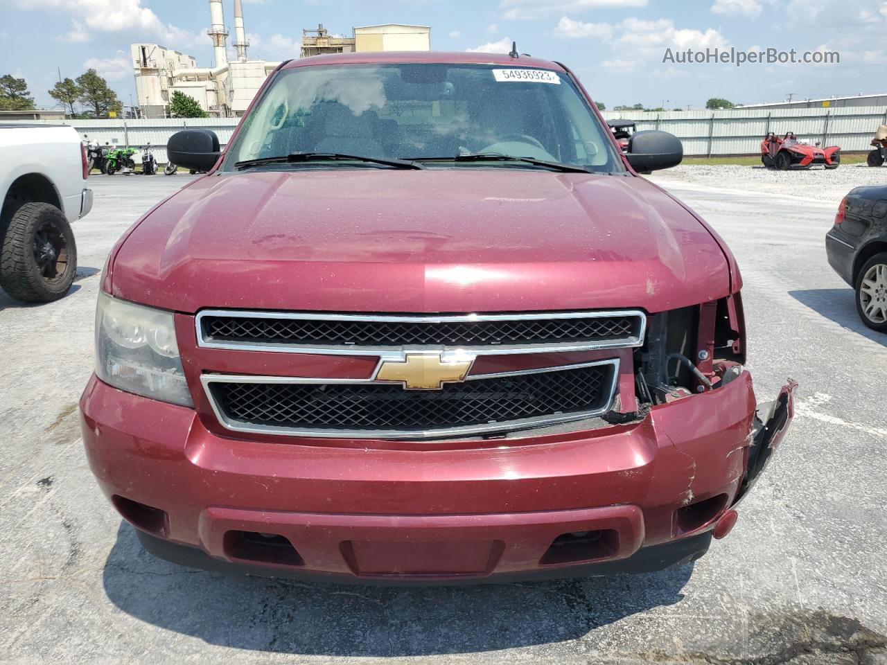 2007 Chevrolet Tahoe C1500 Maroon vin: 1GNFC13C27R304523