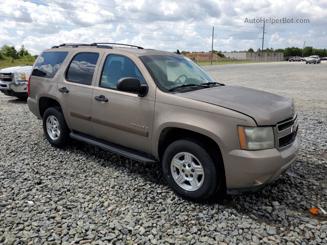 2007 Chevrolet Tahoe C1500 Tan vin: 1GNFC13C27R410762