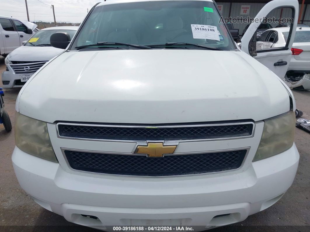 2007 Chevrolet Tahoe Ls White vin: 1GNFC13C37R306166