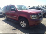 2007 Chevrolet Tahoe Ls Burgundy vin: 1GNFC13C77R419005