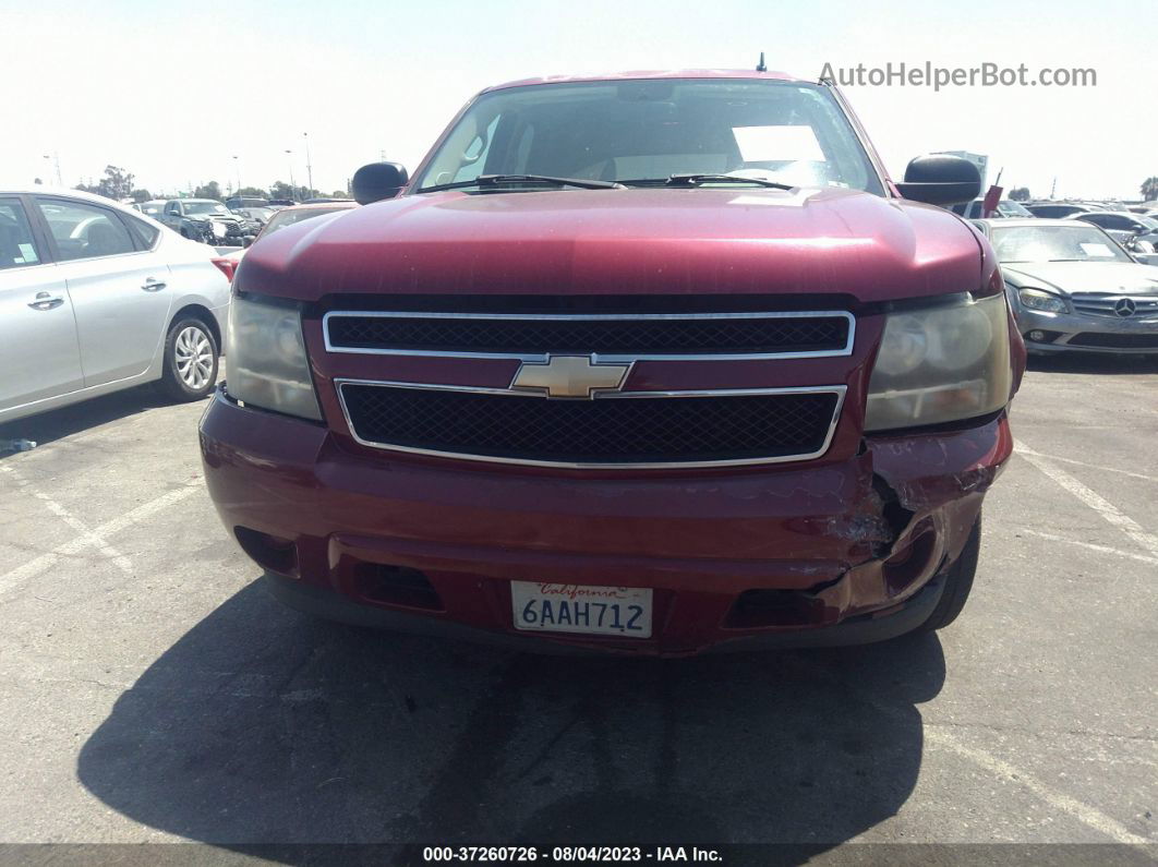 2007 Chevrolet Tahoe Ls Burgundy vin: 1GNFC13C77R419005