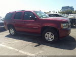 2007 Chevrolet Tahoe Ls Burgundy vin: 1GNFC13C77R419005