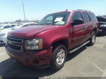 2007 Chevrolet Tahoe Ls Burgundy vin: 1GNFC13C77R419005