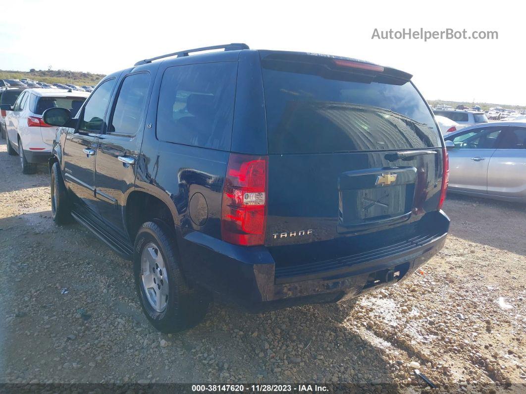 2007 Chevrolet Tahoe Ls Dark Blue vin: 1GNFC13C97R330861