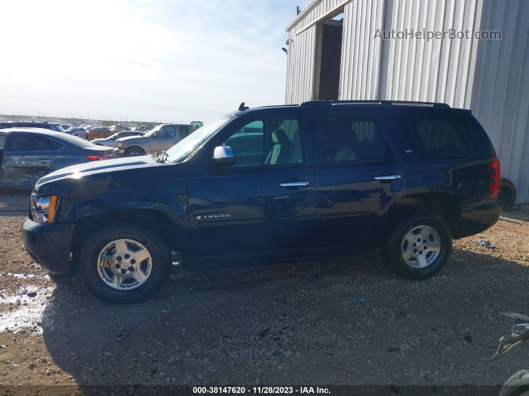 2007 Chevrolet Tahoe Ls Dark Blue vin: 1GNFC13C97R330861