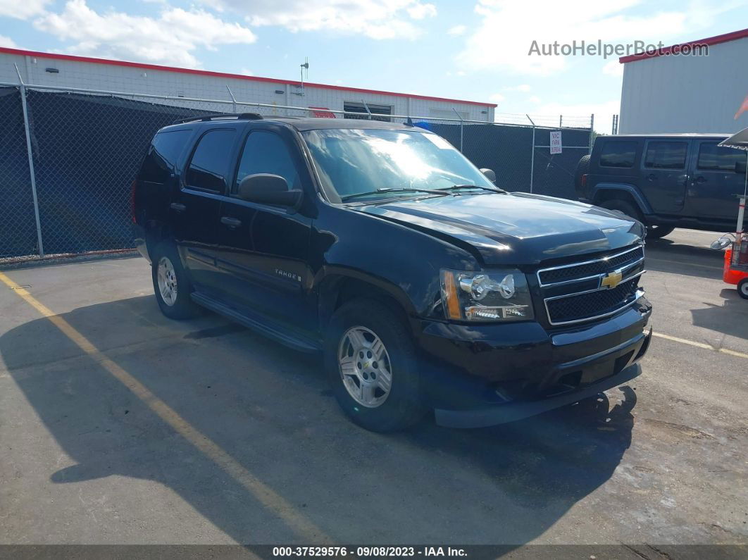 2007 Chevrolet Tahoe Ls Black vin: 1GNFC13C97R333422