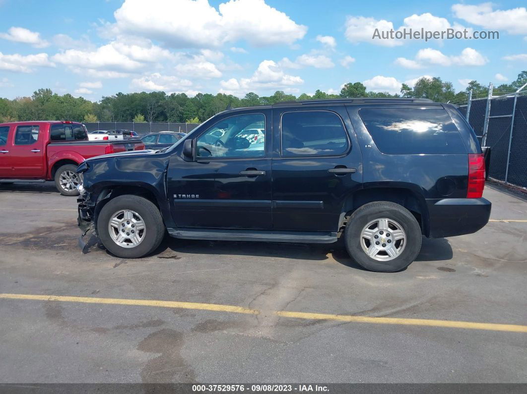 2007 Chevrolet Tahoe Ls Black vin: 1GNFC13C97R333422