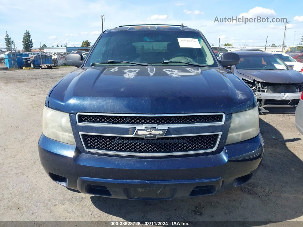 2007 Chevrolet Tahoe Ls Blue vin: 1GNFC13CX7J251147