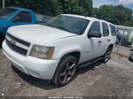 2007 Chevrolet Tahoe Ls White vin: 1GNFC13J27J125816