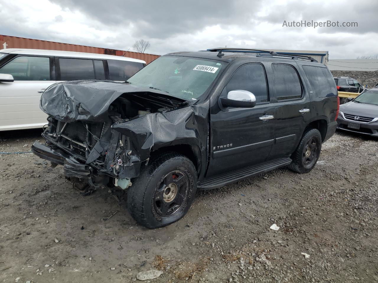 2007 Chevrolet Tahoe C1500 Black vin: 1GNFC13J27R394903