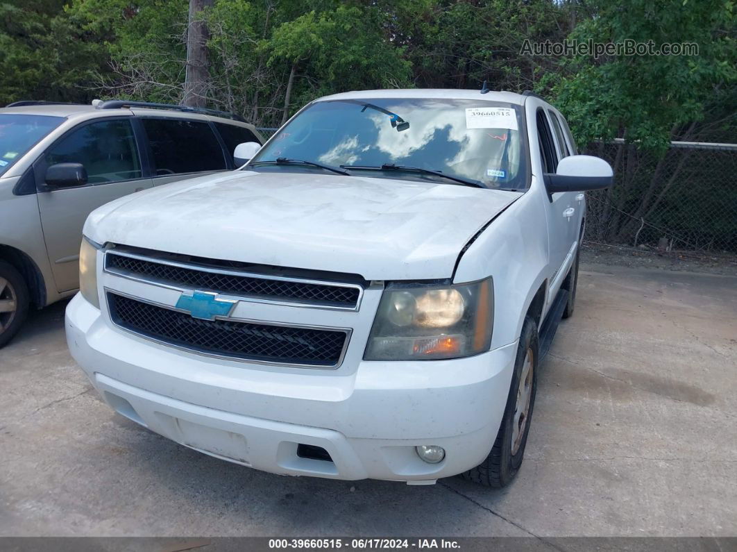 2007 Chevrolet Tahoe Lt Белый vin: 1GNFC13J47R235509