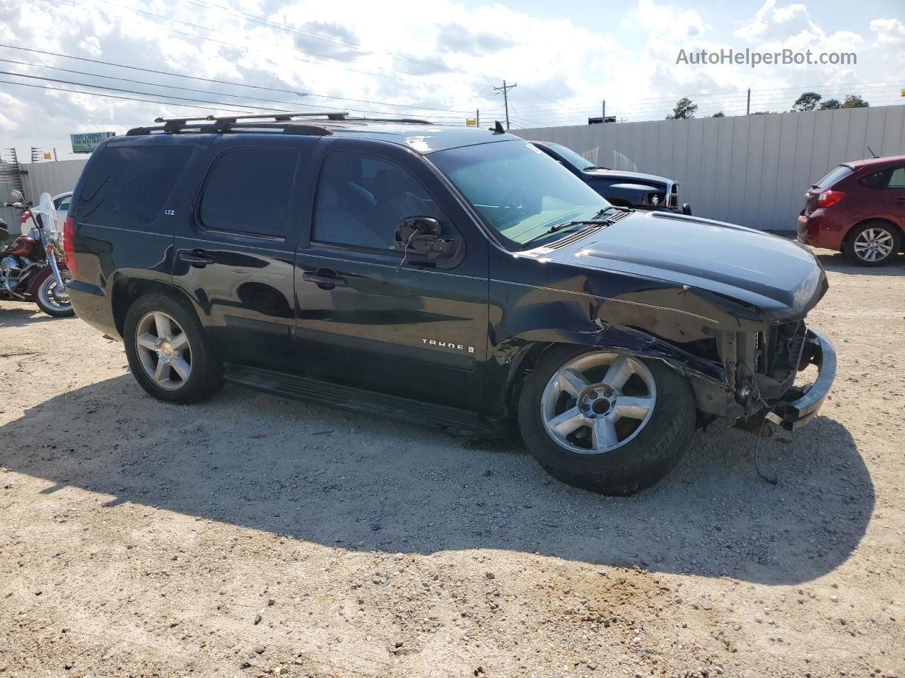 2007 Chevrolet Tahoe C1500 Black vin: 1GNFC13J57J137670