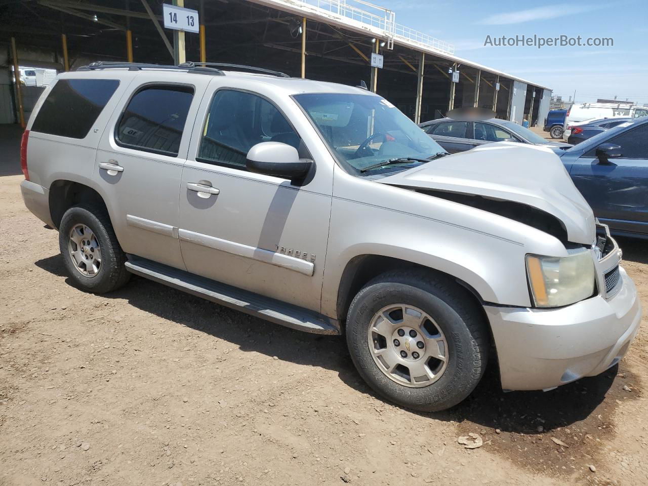 2007 Chevrolet Tahoe C1500 Серебряный vin: 1GNFC13J57R107716