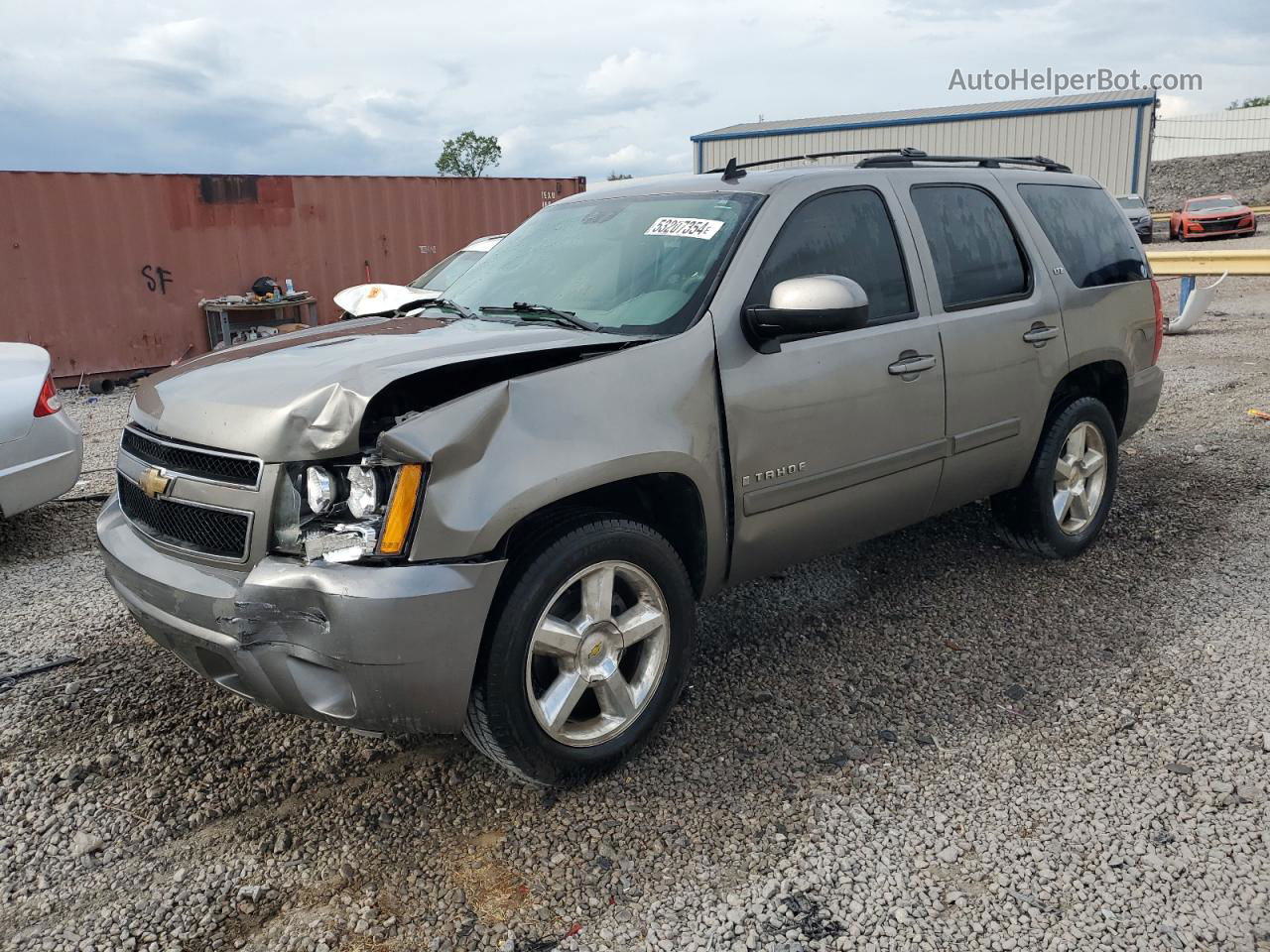 2007 Chevrolet Tahoe C1500 Gray vin: 1GNFC13J57R116478