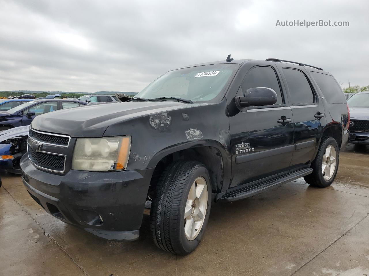 2007 Chevrolet Tahoe C1500 Black vin: 1GNFC13J57R189737