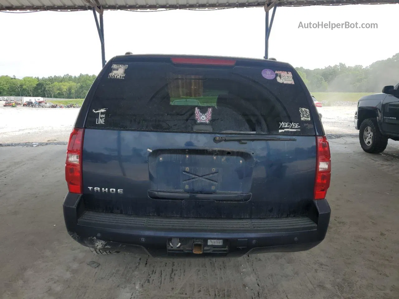 2007 Chevrolet Tahoe C1500 Blue vin: 1GNFC13J67R150820