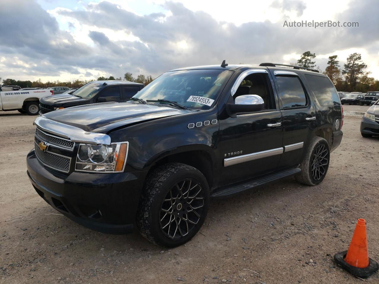 2007 Chevrolet Tahoe C1500 Black vin: 1GNFC13J67R158240