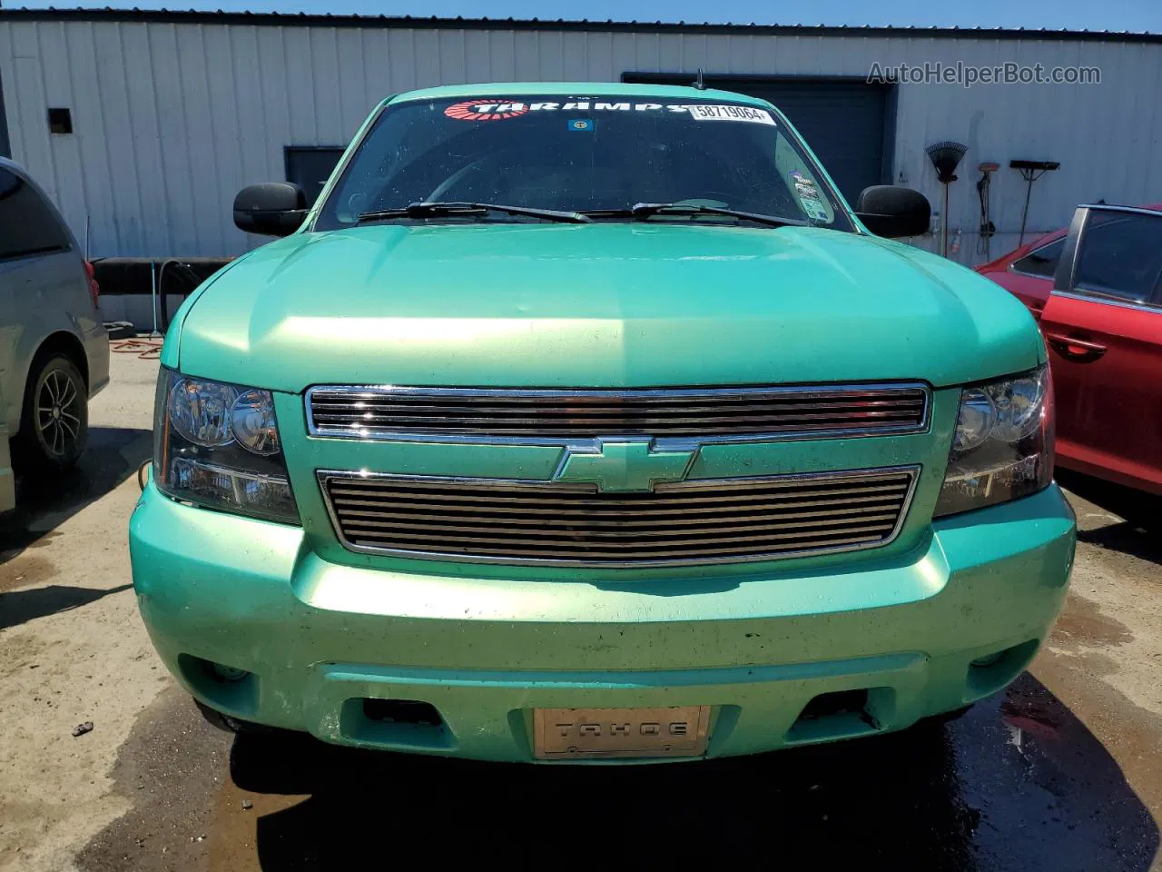 2007 Chevrolet Tahoe C1500 Green vin: 1GNFC13J67R191111