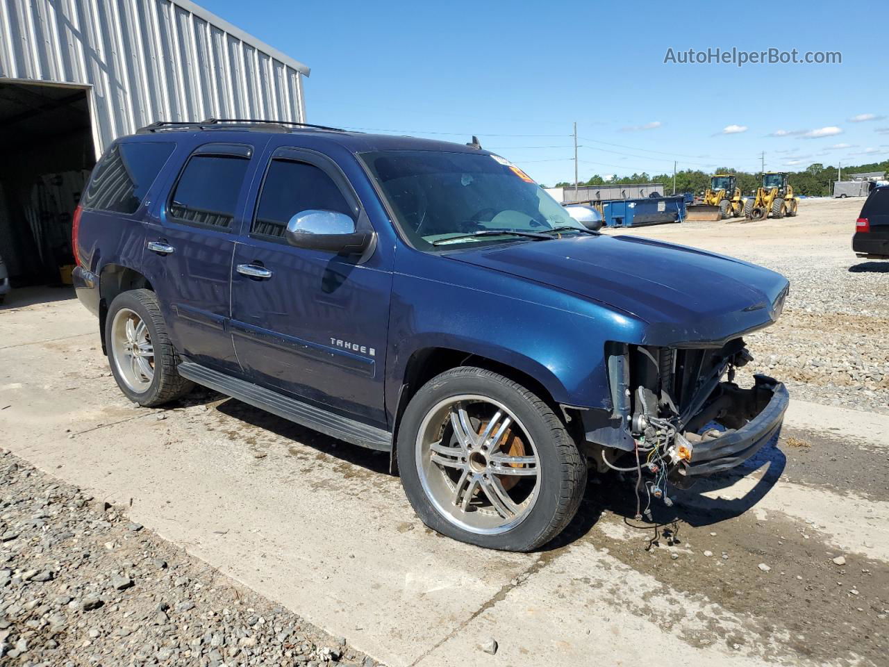 2007 Chevrolet Tahoe C1500 Синий vin: 1GNFC13J67R202124