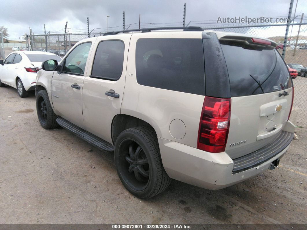 2007 Chevrolet Tahoe Ls Beige vin: 1GNFC13J77R160059