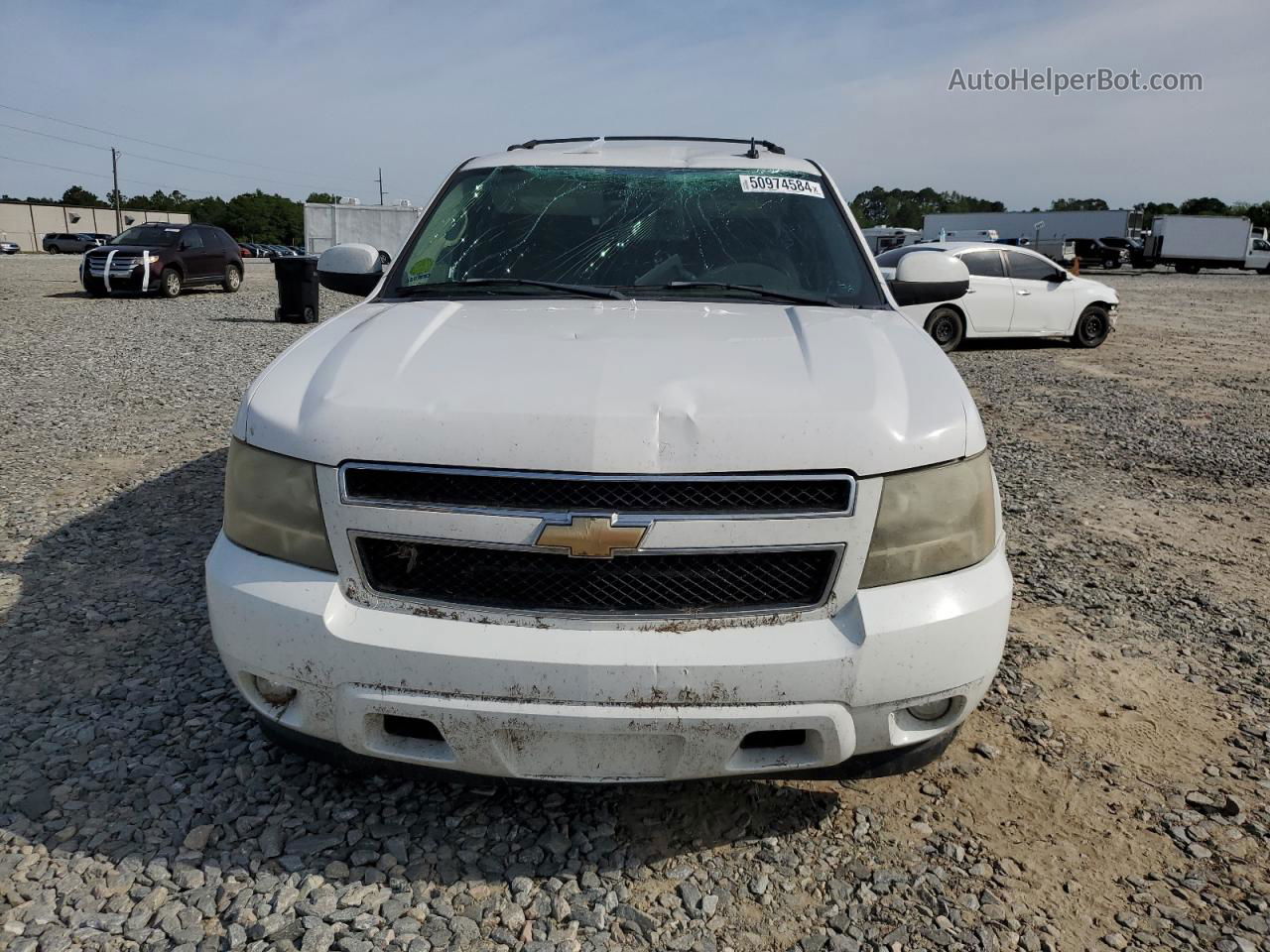 2007 Chevrolet Tahoe C1500 Белый vin: 1GNFC13J77R176309