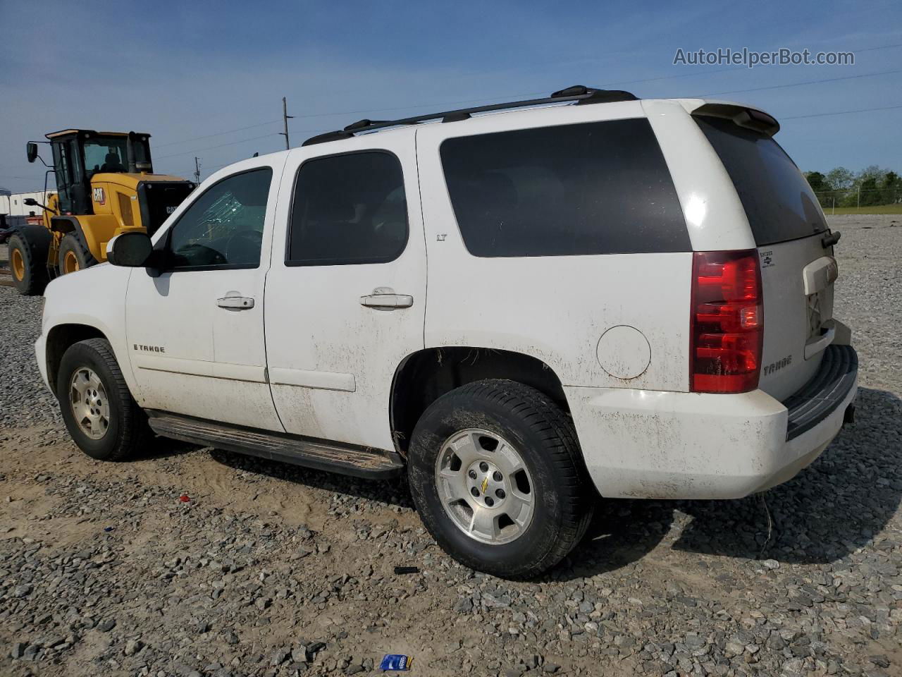 2007 Chevrolet Tahoe C1500 White vin: 1GNFC13J77R176309