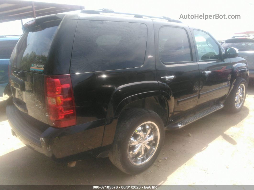 2007 Chevrolet Tahoe Lt Black vin: 1GNFC13J77R308677