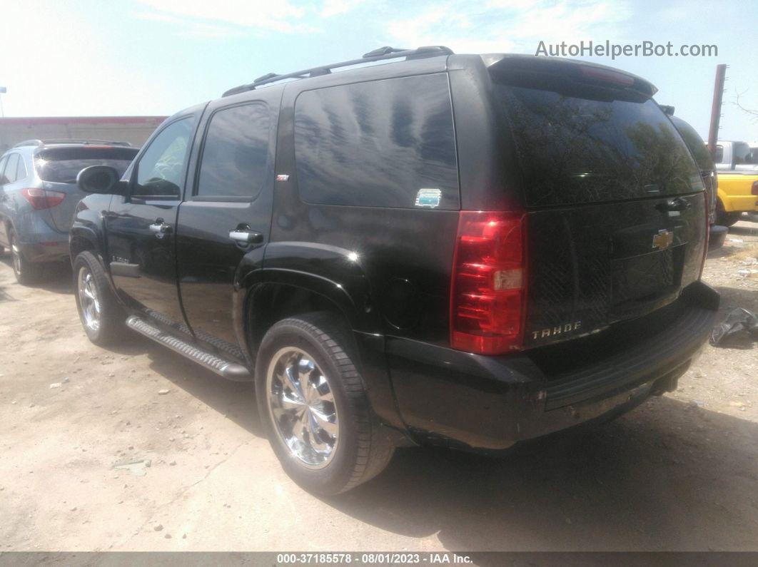 2007 Chevrolet Tahoe Lt Black vin: 1GNFC13J77R308677