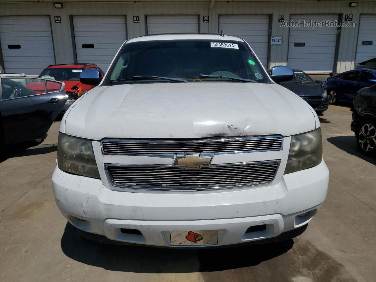 2007 Chevrolet Tahoe C1500 White vin: 1GNFC13J97R128830