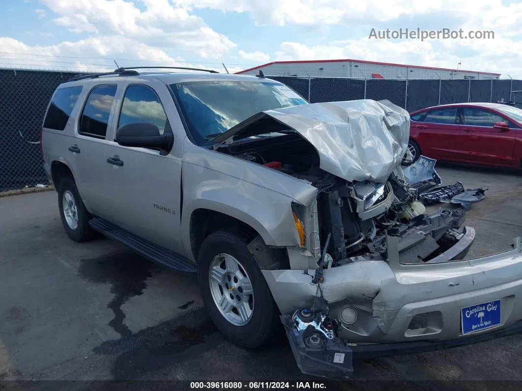 2007 Chevrolet Tahoe Ls Silver vin: 1GNFC13JX7R100695