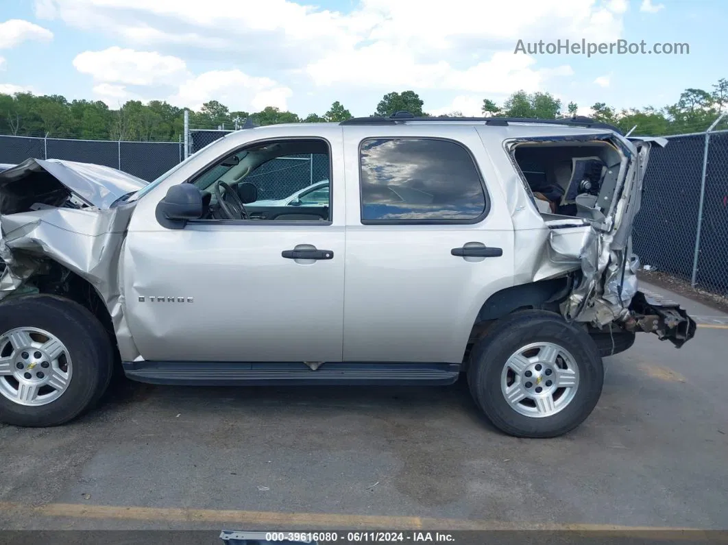 2007 Chevrolet Tahoe Ls Silver vin: 1GNFC13JX7R100695