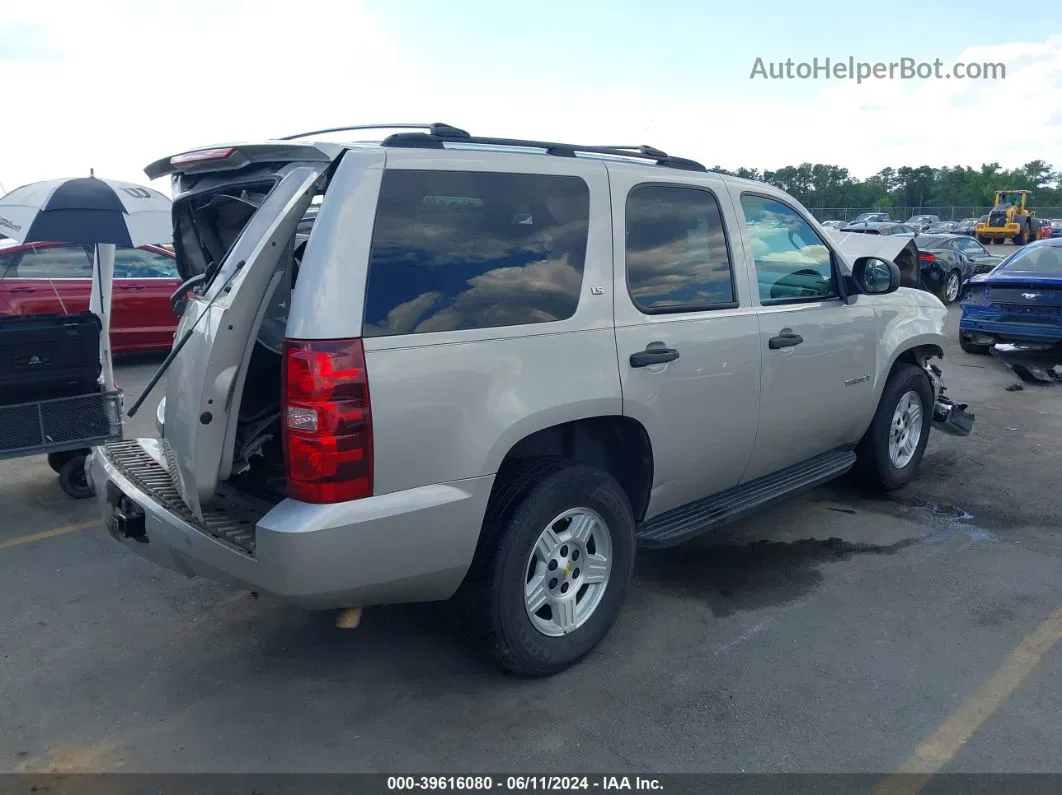 2007 Chevrolet Tahoe Ls Silver vin: 1GNFC13JX7R100695