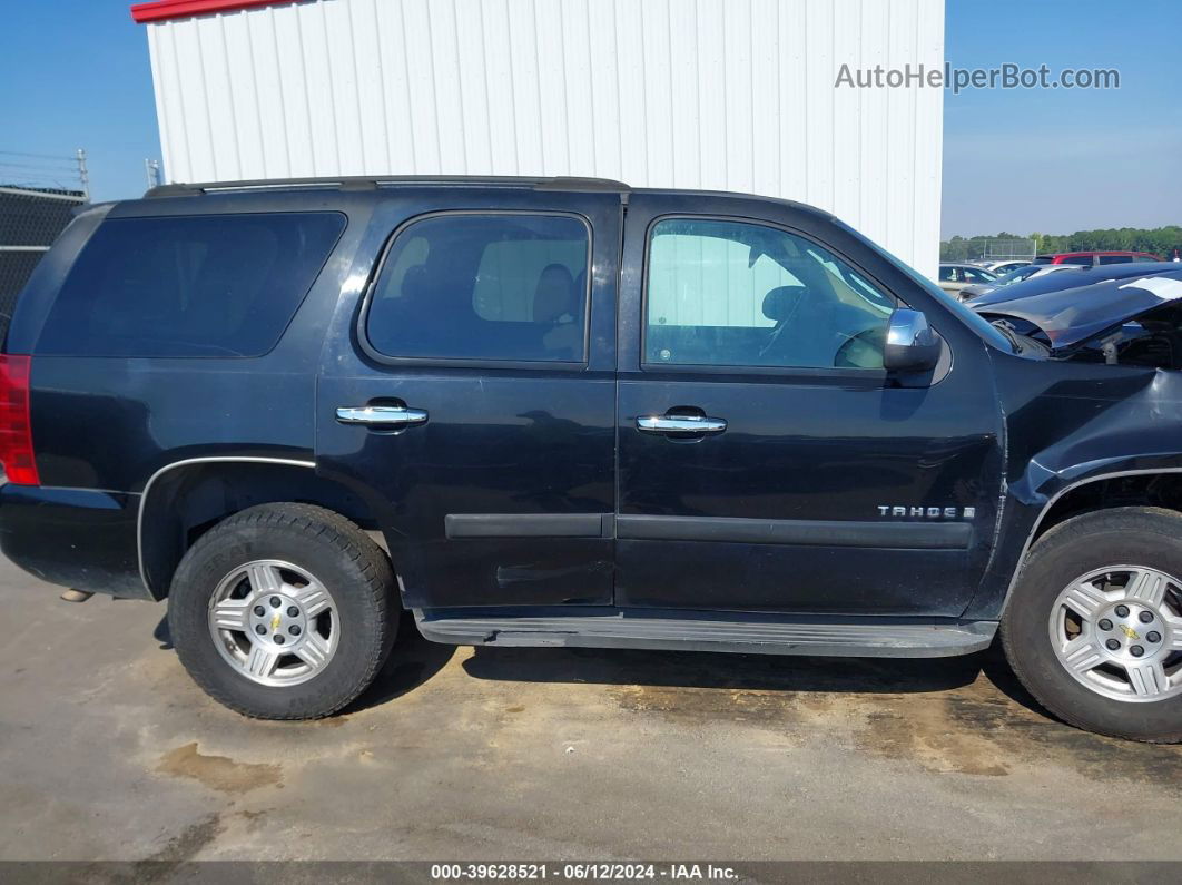 2007 Chevrolet Tahoe Ls Black vin: 1GNFC13JX7R229620