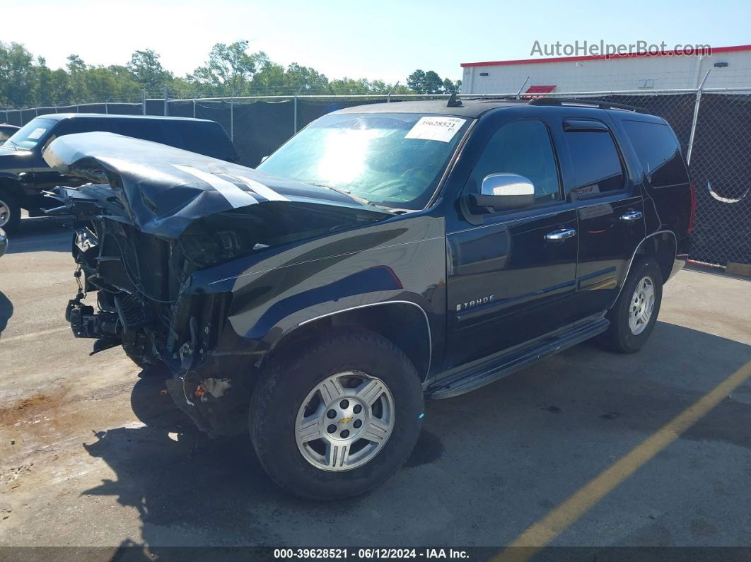 2007 Chevrolet Tahoe Ls Black vin: 1GNFC13JX7R229620