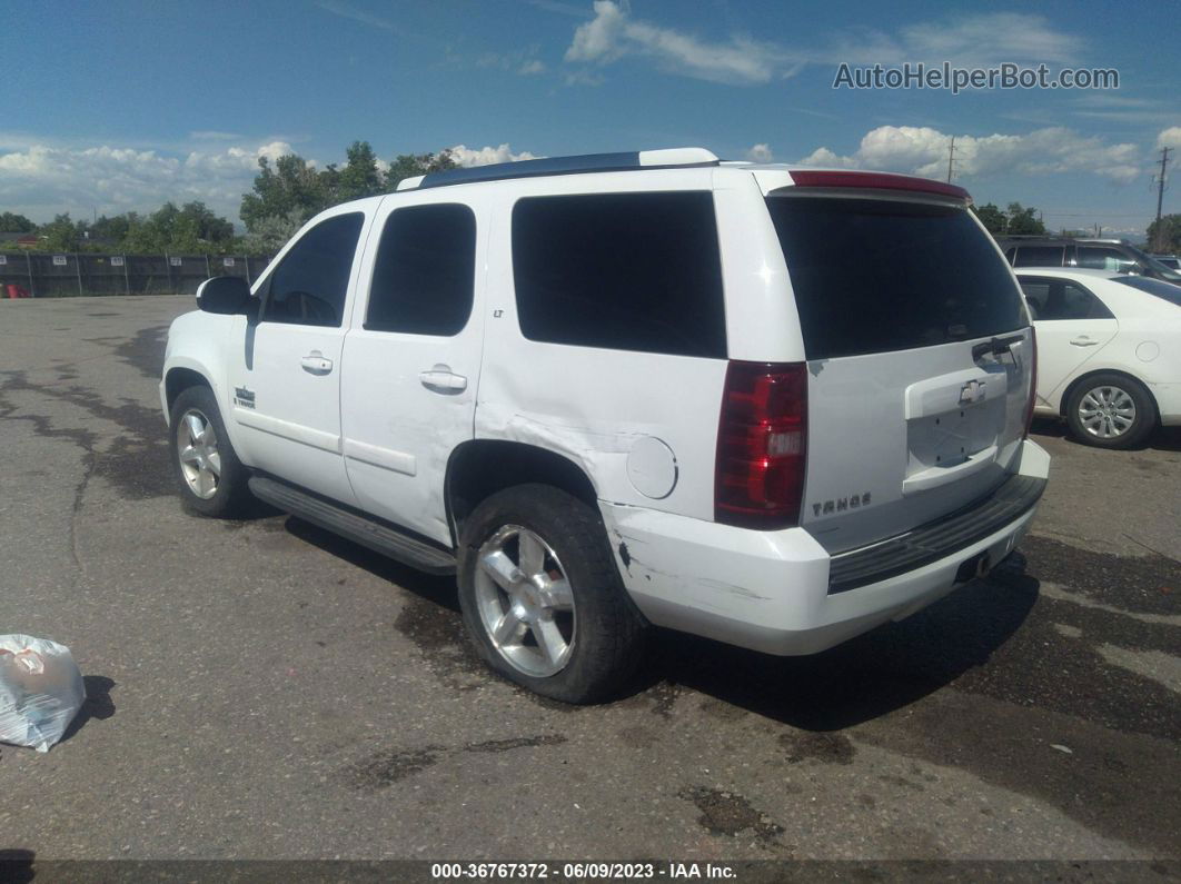 2007 Chevrolet Tahoe Lt White vin: 1GNFK13007J275725