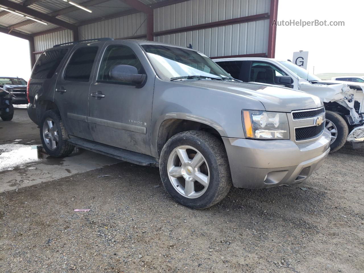 2007 Chevrolet Tahoe K1500 Silver vin: 1GNFK13007J347975